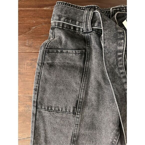 Forever 21 Black Belted Jeans size 25 - Picture 2 of 9